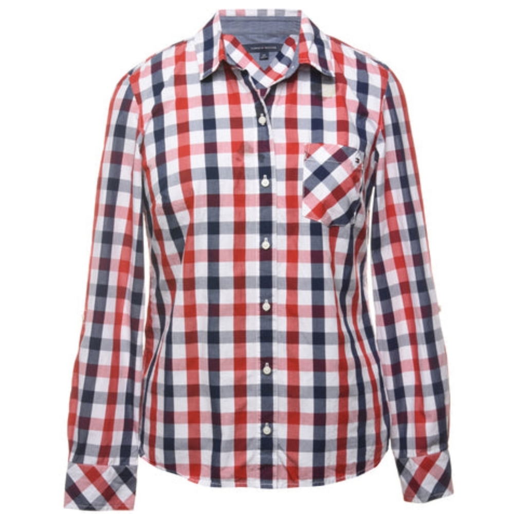 Tommy Hilfiger | Cotton Plaid/Check Button Up